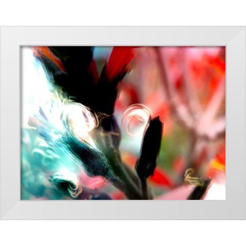 Flore Muse I White Modern Wood Framed Art Print by Popcorn