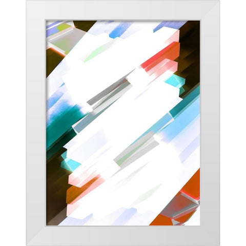 Safespace: Matrix White Modern Wood Framed Art Print by Tenoever, William