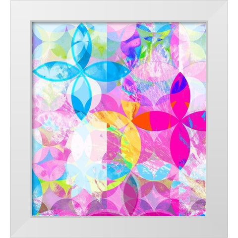 Desert Broom Abstract B White Modern Wood Framed Art Print by Tenoever, William