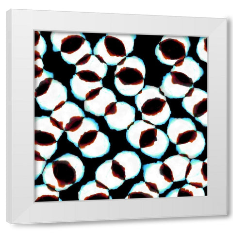 Cell Division 3 White Modern Wood Framed Art Print by Tenoever, William