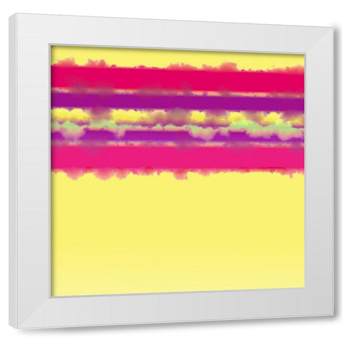 Reaction White Modern Wood Framed Art Print by Tenoever, William