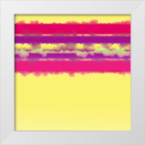 Reaction White Modern Wood Framed Art Print by Tenoever, William