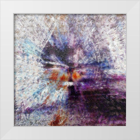 Neutrino in Flash White Modern Wood Framed Art Print by Tenoever, William