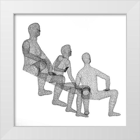 WiredInSitu White Modern Wood Framed Art Print by Tenoever, William