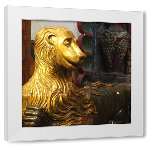 San Xavier Del Bac VII White Modern Wood Framed Art Print by Popcorn