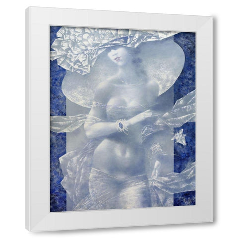 White night White Modern Wood Framed Art Print by Golovin, Konstantin