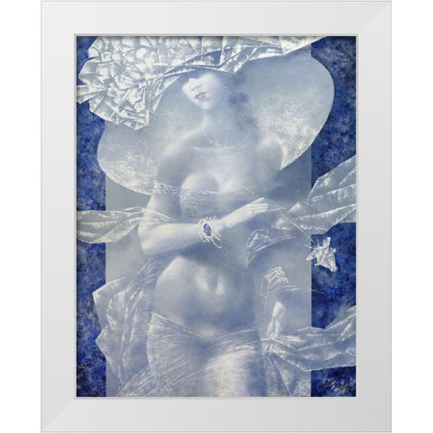 White night White Modern Wood Framed Art Print by Golovin, Konstantin