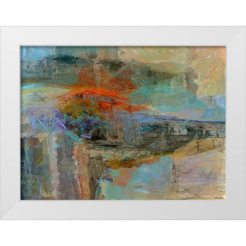 Emergence III White Modern Wood Framed Art Print by Tienhaara, Michael