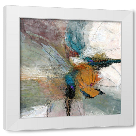 Sculpted II White Modern Wood Framed Art Print by Tienhaara, Michael