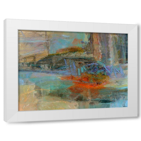Emergence IV White Modern Wood Framed Art Print by Tienhaara, Michael