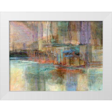 Emergence VI White Modern Wood Framed Art Print by Tienhaara, Michael