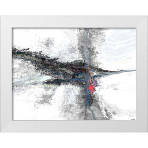B and W I Color Accents II White Modern Wood Framed Art Print by Tienhaara, Michael