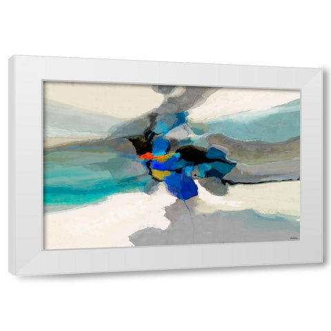 Cumulus I White Modern Wood Framed Art Print by Tienhaara, Michael