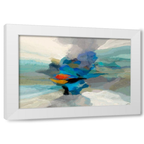 Cumulus II White Modern Wood Framed Art Print by Tienhaara, Michael