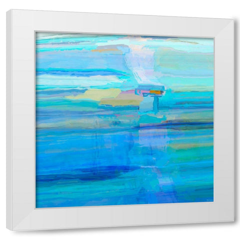 Dreams II White Modern Wood Framed Art Print by Tienhaara, Michael
