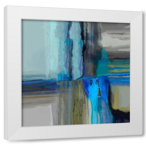 Dynasty IV White Modern Wood Framed Art Print by Tienhaara, Michael