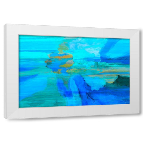 Emanate I White Modern Wood Framed Art Print by Tienhaara, Michael