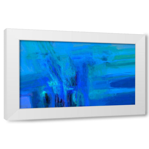 Mood Shift I White Modern Wood Framed Art Print by Tienhaara, Michael