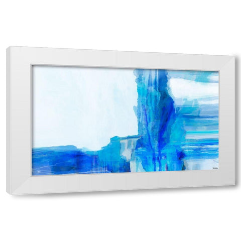 Mood Shift III White Modern Wood Framed Art Print by Tienhaara, Michael