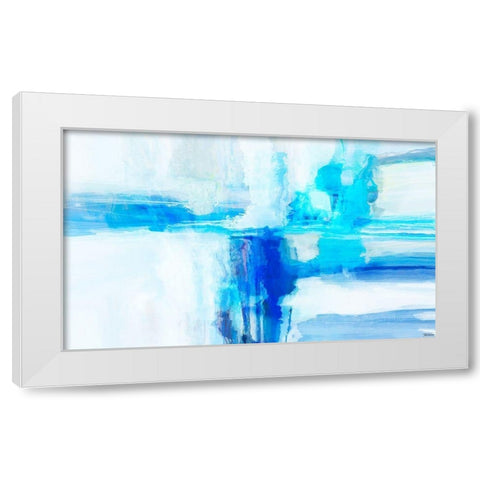 Mood Shift IV White Modern Wood Framed Art Print by Tienhaara, Michael