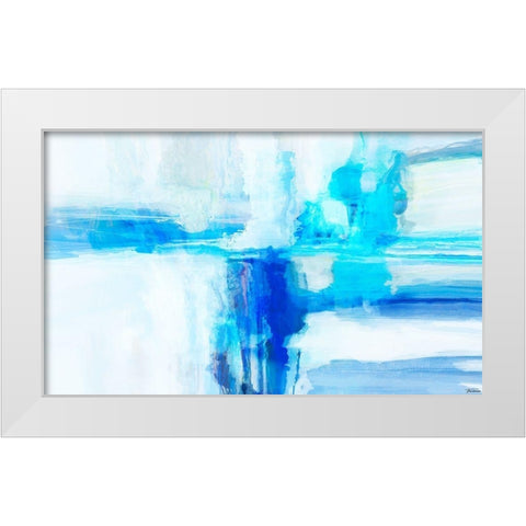 Mood Shift IV White Modern Wood Framed Art Print by Tienhaara, Michael