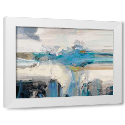 Melodious I White Modern Wood Framed Art Print by Tienhaara, Michael