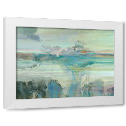 Melodious IV White Modern Wood Framed Art Print by Tienhaara, Michael