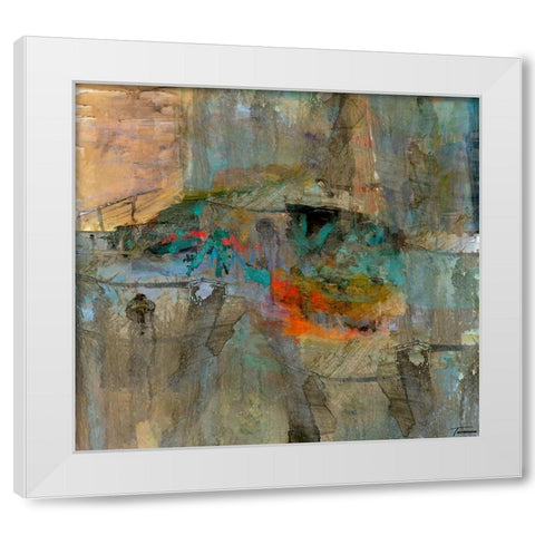 Reflective I White Modern Wood Framed Art Print by Tienhaara, Michael