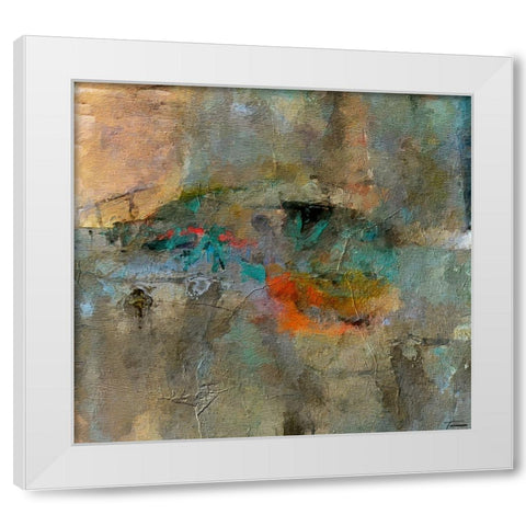 Reflective I FX White Modern Wood Framed Art Print by Tienhaara, Michael