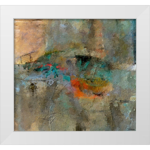 Reflective I FX White Modern Wood Framed Art Print by Tienhaara, Michael