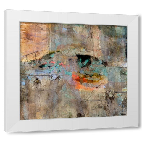 Reflective I WC V I White Modern Wood Framed Art Print by Tienhaara, Michael
