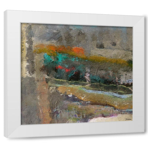 Reflective II FX White Modern Wood Framed Art Print by Tienhaara, Michael