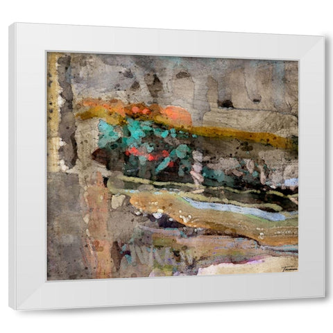 Reflective II WC V I White Modern Wood Framed Art Print by Tienhaara, Michael