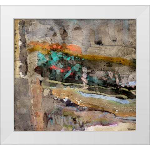 Reflective II WC V I White Modern Wood Framed Art Print by Tienhaara, Michael