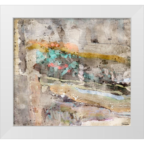 Reflective II WC V II White Modern Wood Framed Art Print by Tienhaara, Michael