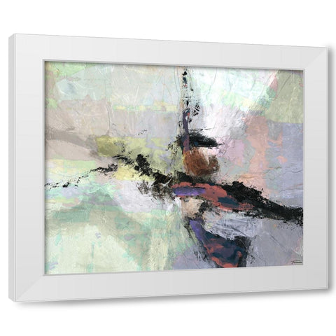 Dispassion II White Modern Wood Framed Art Print by Tienhaara, Michael
