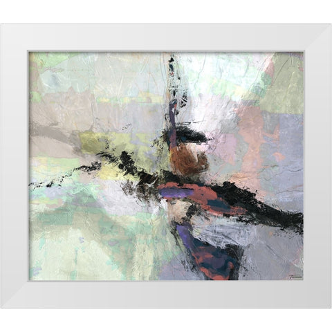 Dispassion II White Modern Wood Framed Art Print by Tienhaara, Michael