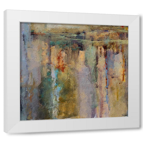 Musings I FX White Modern Wood Framed Art Print by Tienhaara, Michael