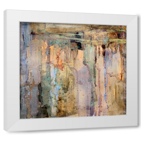 Musings I WC V I White Modern Wood Framed Art Print by Tienhaara, Michael