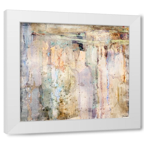 Musings I WC V II White Modern Wood Framed Art Print by Tienhaara, Michael
