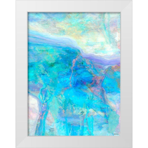 Derivative II White Modern Wood Framed Art Print by Tienhaara, Michael