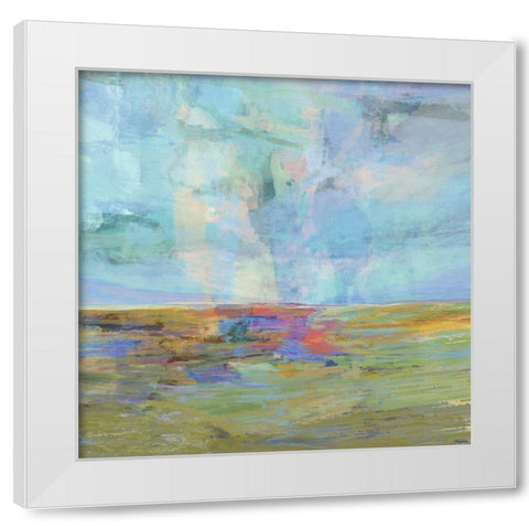 Formations II White Modern Wood Framed Art Print by Tienhaara, Michael