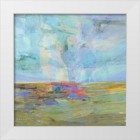 Formations II White Modern Wood Framed Art Print by Tienhaara, Michael