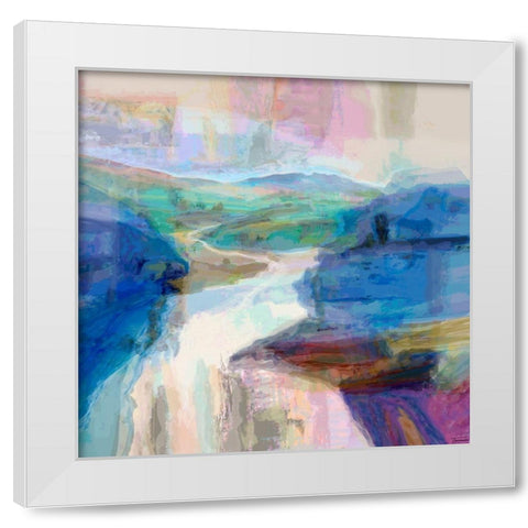 Grandeur II White Modern Wood Framed Art Print by Tienhaara, Michael