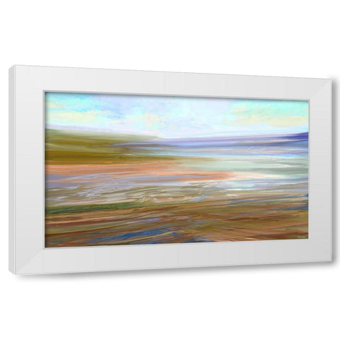 Forever I White Modern Wood Framed Art Print by Tienhaara, Michael