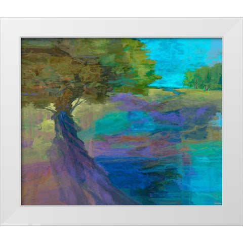Forever II White Modern Wood Framed Art Print by Tienhaara, Michael