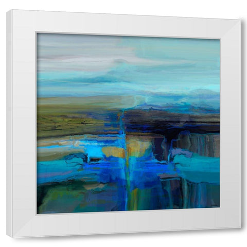 Perpetual I White Modern Wood Framed Art Print by Tienhaara, Michael