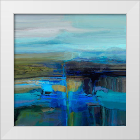 Perpetual I White Modern Wood Framed Art Print by Tienhaara, Michael