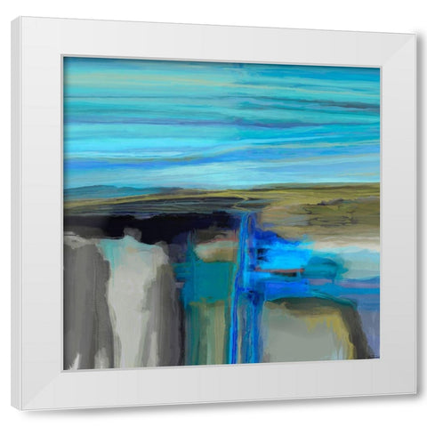 Perpetual II White Modern Wood Framed Art Print by Tienhaara, Michael