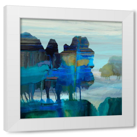 Ridge VI White Modern Wood Framed Art Print by Tienhaara, Michael